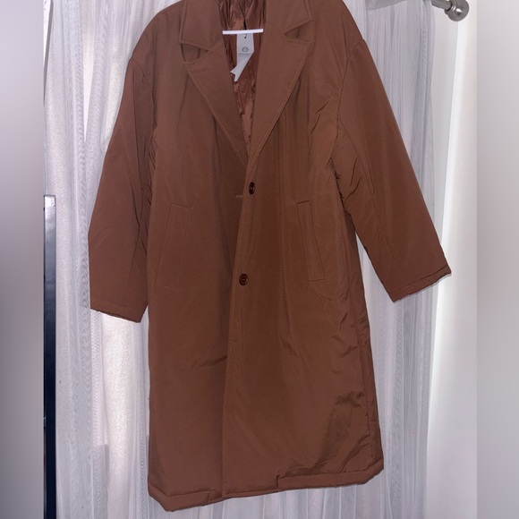 NWT MONO B MID LENGTH TRENCH COAT - Picture 4 of 8